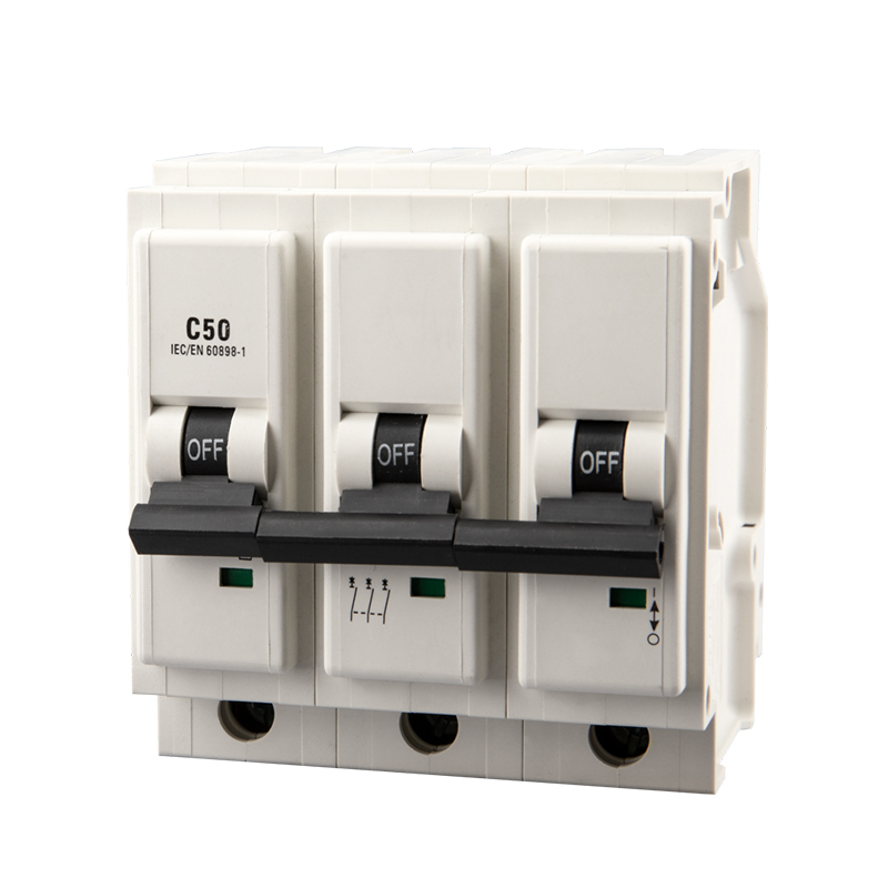 /White 10Amp 3Pole AC WCP Miniature Circuit Breakers push-in MCB-wosomelec