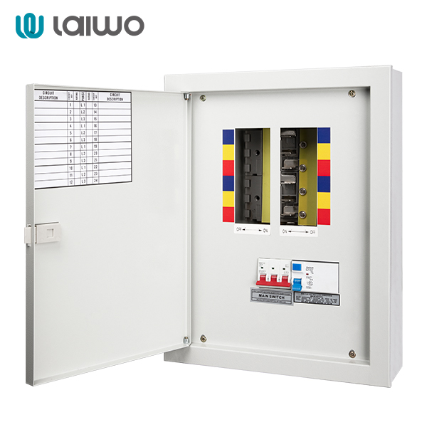 /Three Phase Plug-in MCB Metal Distribution board-wosomelec