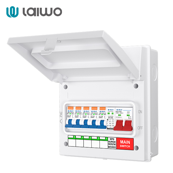 /white 8Way IP65 AL EV Charging Unit Surface Mounted-wosomelec