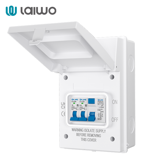 /white 4Way IP65 AL Garage Unit Surface Mounted-wosomelec