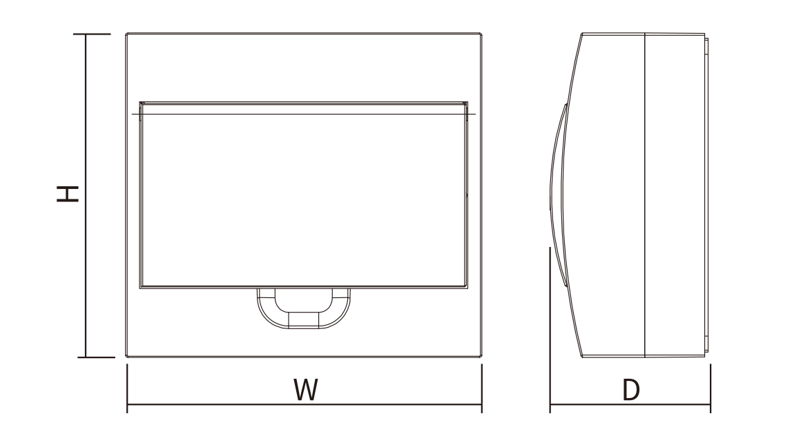 IP40 Plastic Modular Enclosure Surface Mounted-WOSOMELEC