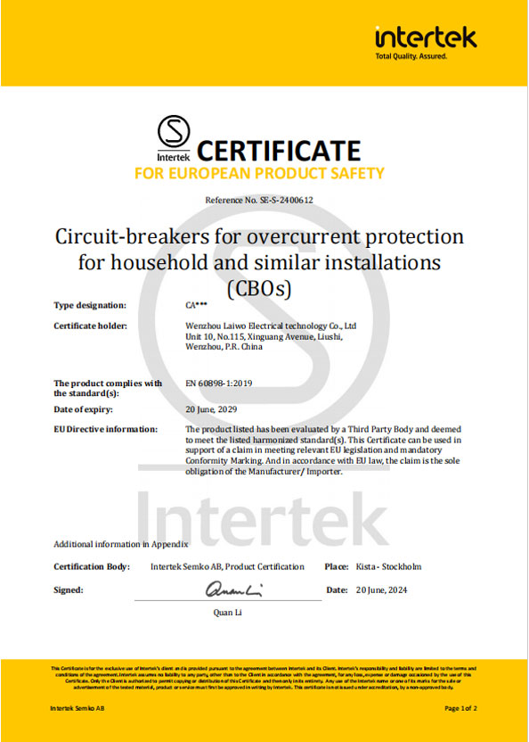 WCA-SEMKO-Certificate