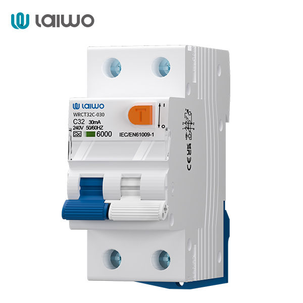 /WRCT Double Pole Type A/AC RCBO (Twin Switches)-wosomelec