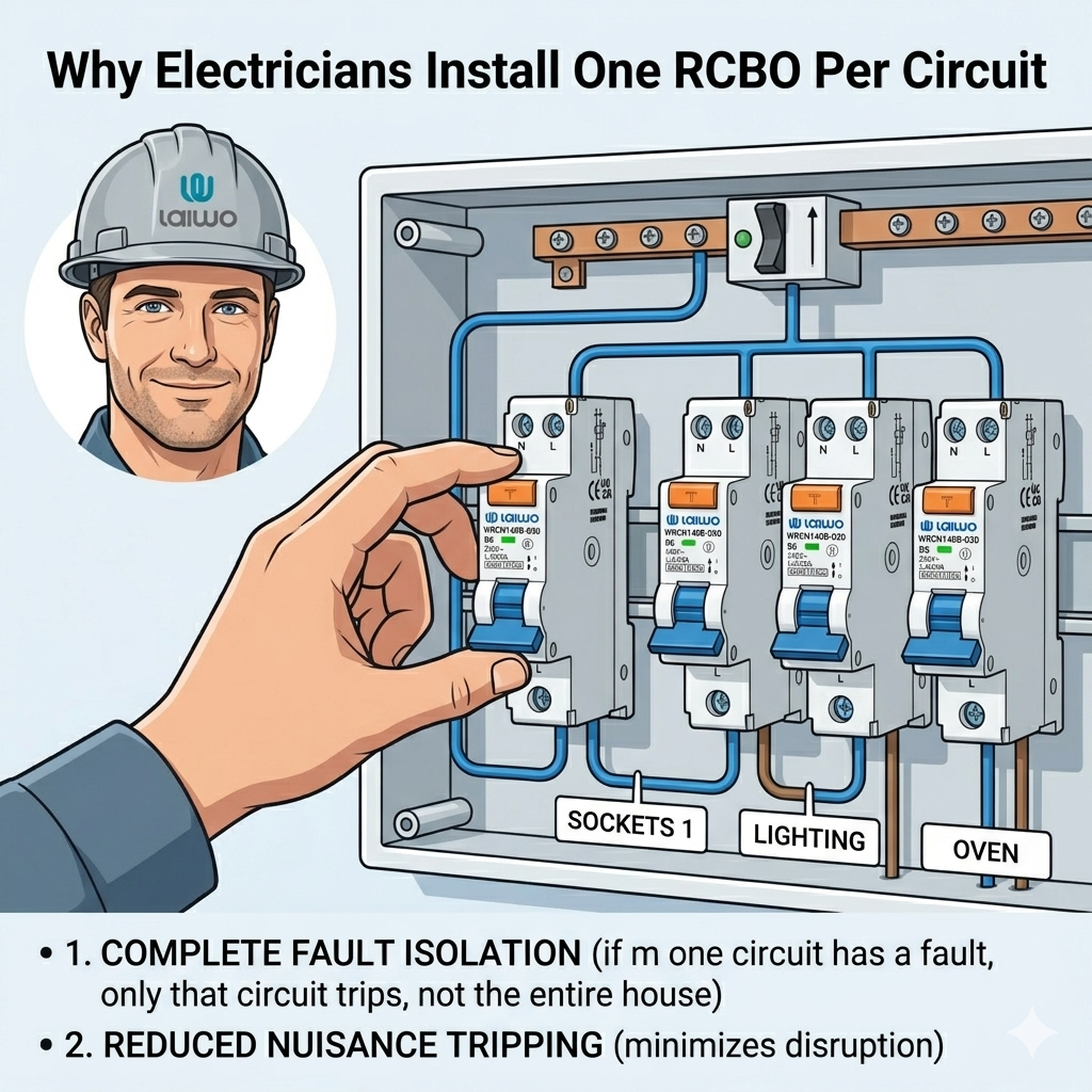 Why Electricians Install One RCBO Per CircuitWhy Electricians Install One RCBO Per Circuit